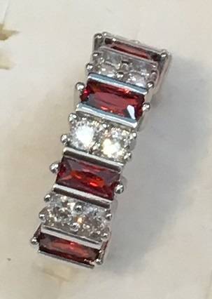 Trendy Cr. SG Ruby Red Arizona Garnet Ring (Size 8)